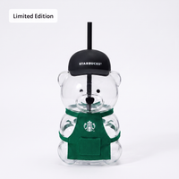Bearista® Glass Cup in Green Apron