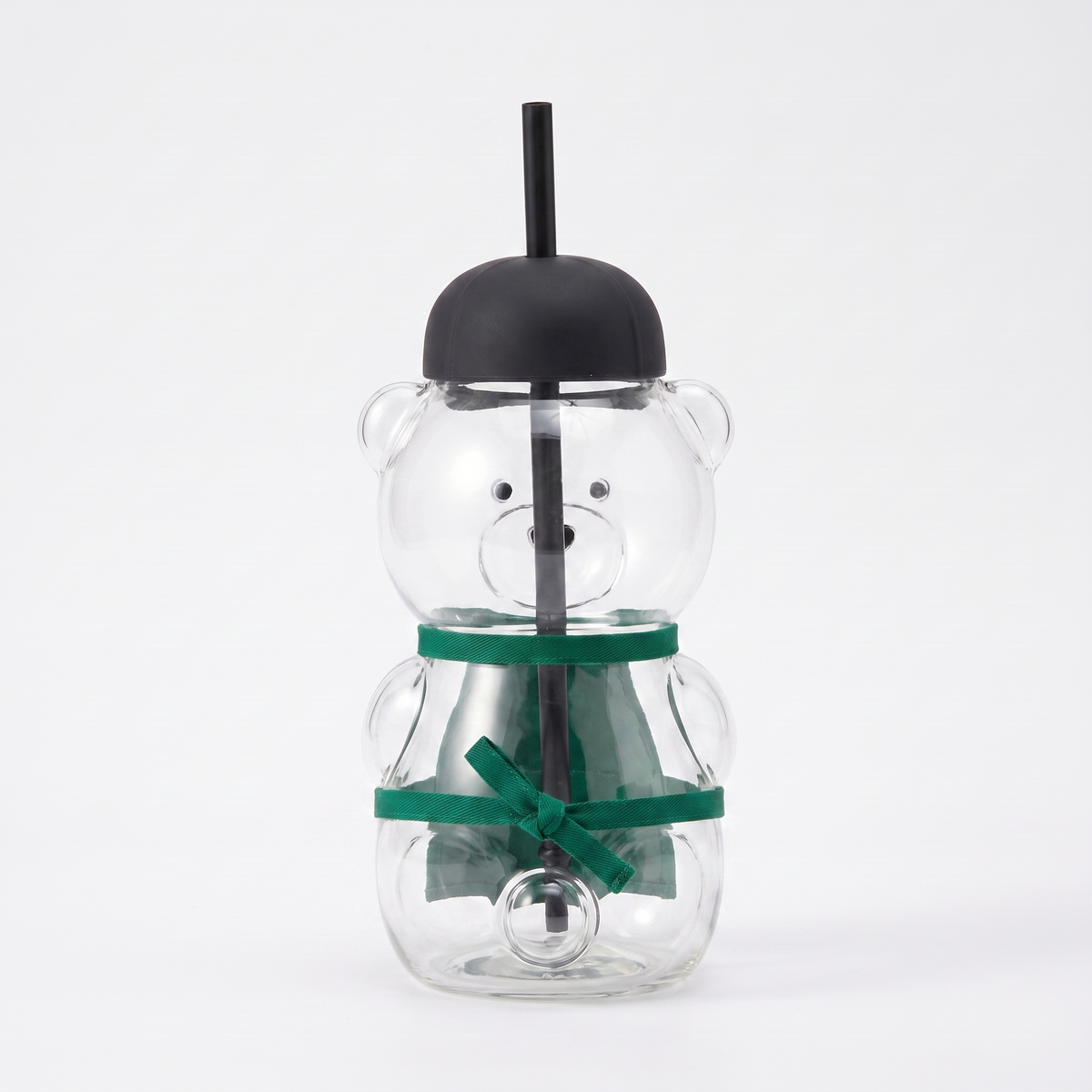 Bearista® Glass Cup in Green Apron